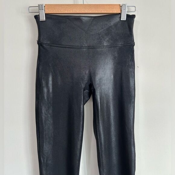 Spanx By Sara Blakely Faux Leather High Waisted Leggings - Picture 6 of 12